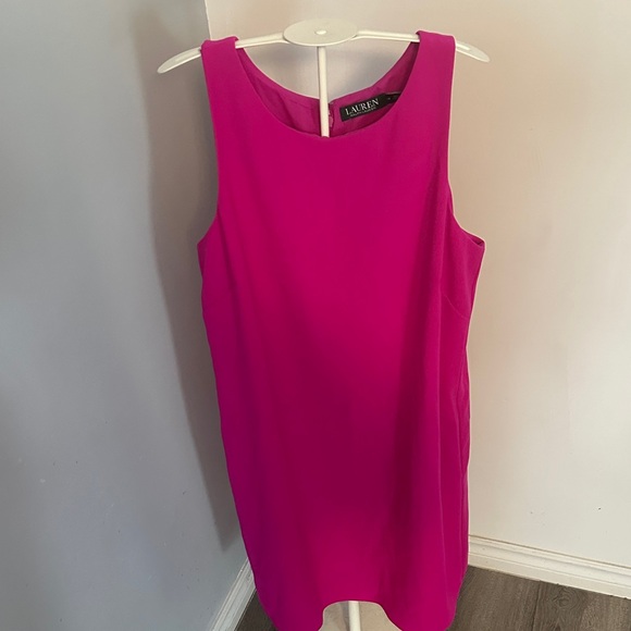 Ralph Lauren Dresses & Skirts - Lauren Ralph Lauren fuchsia pink relaxed fit swing dress